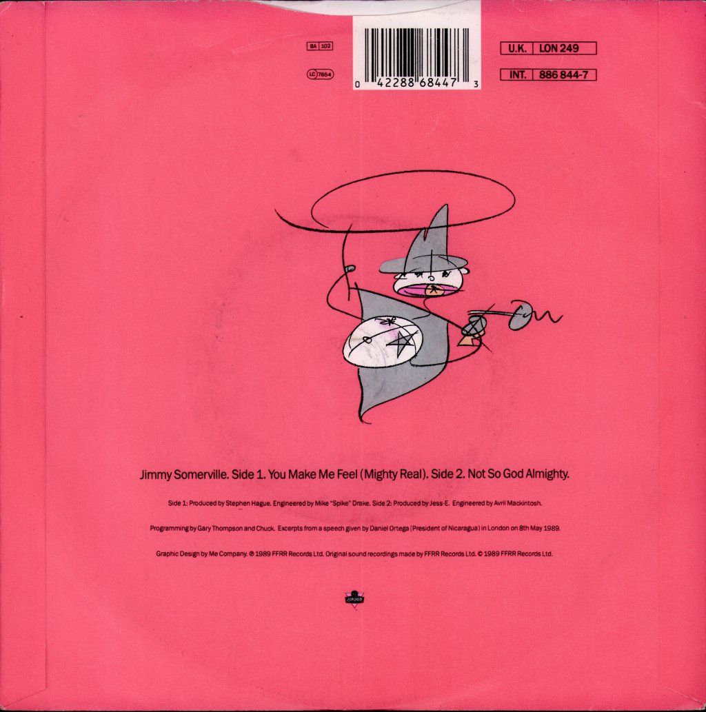 Jimmy Somerville - Mighty Real - 7 Inch