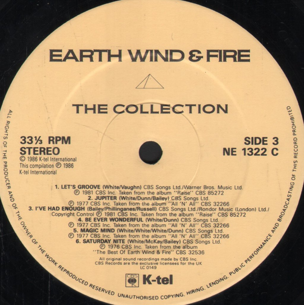Earth Wind And Fire - Collection - Double Lp