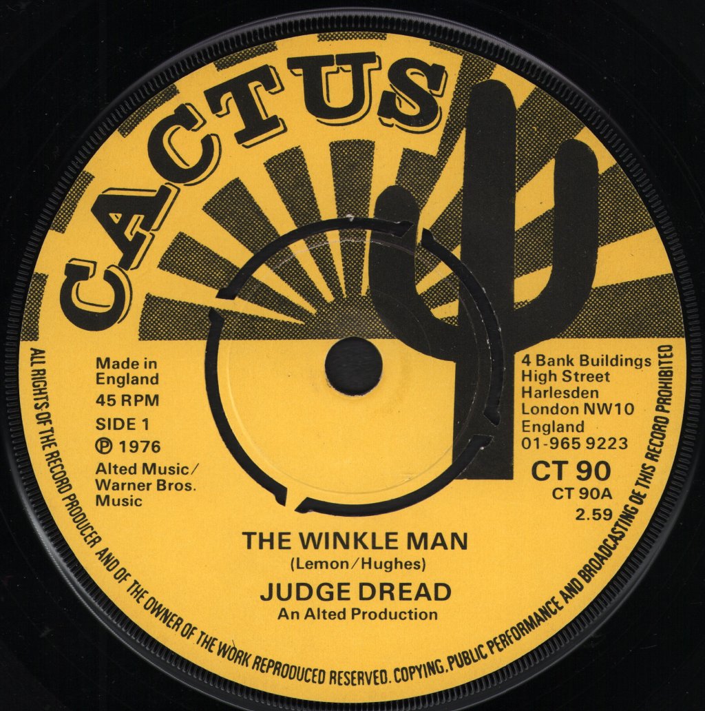 Judge Dread - Winkle Man - 7 Inch