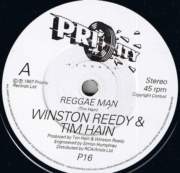 Winston Reedy And Tim Hain - Reggae Man - 7 Inch