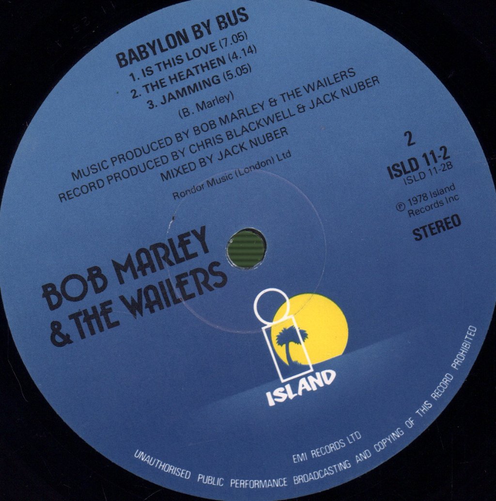 Bob Marley & The Wailers - Babylon By Bus - Double Lp