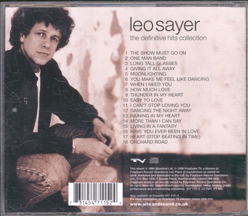 Leo Sayer - Definitive Hits Collection - Cd