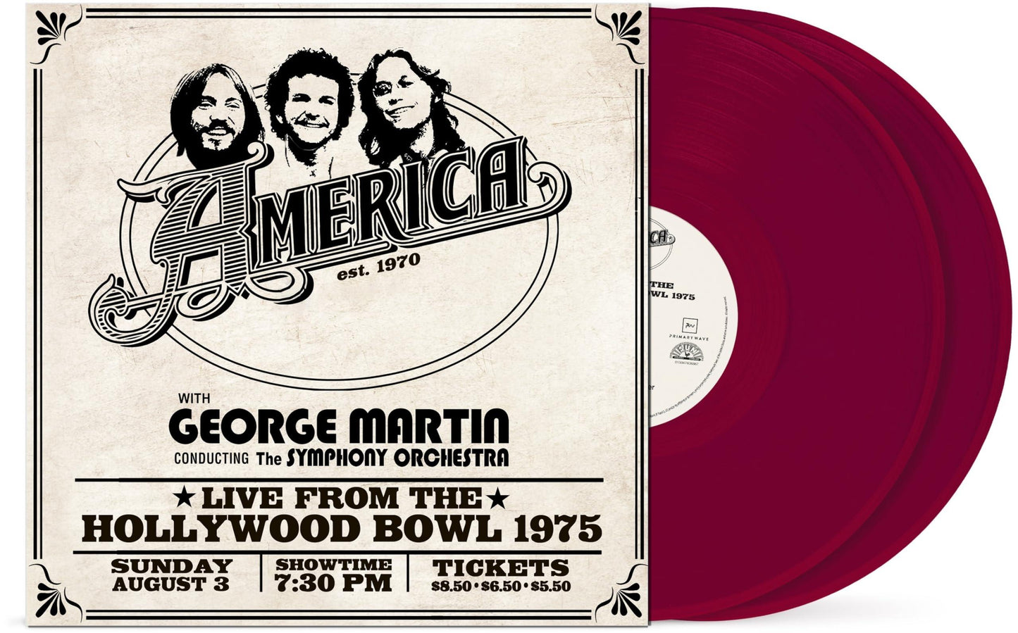 America - Live From the Hollywood Bowl 1975 - Double Lp