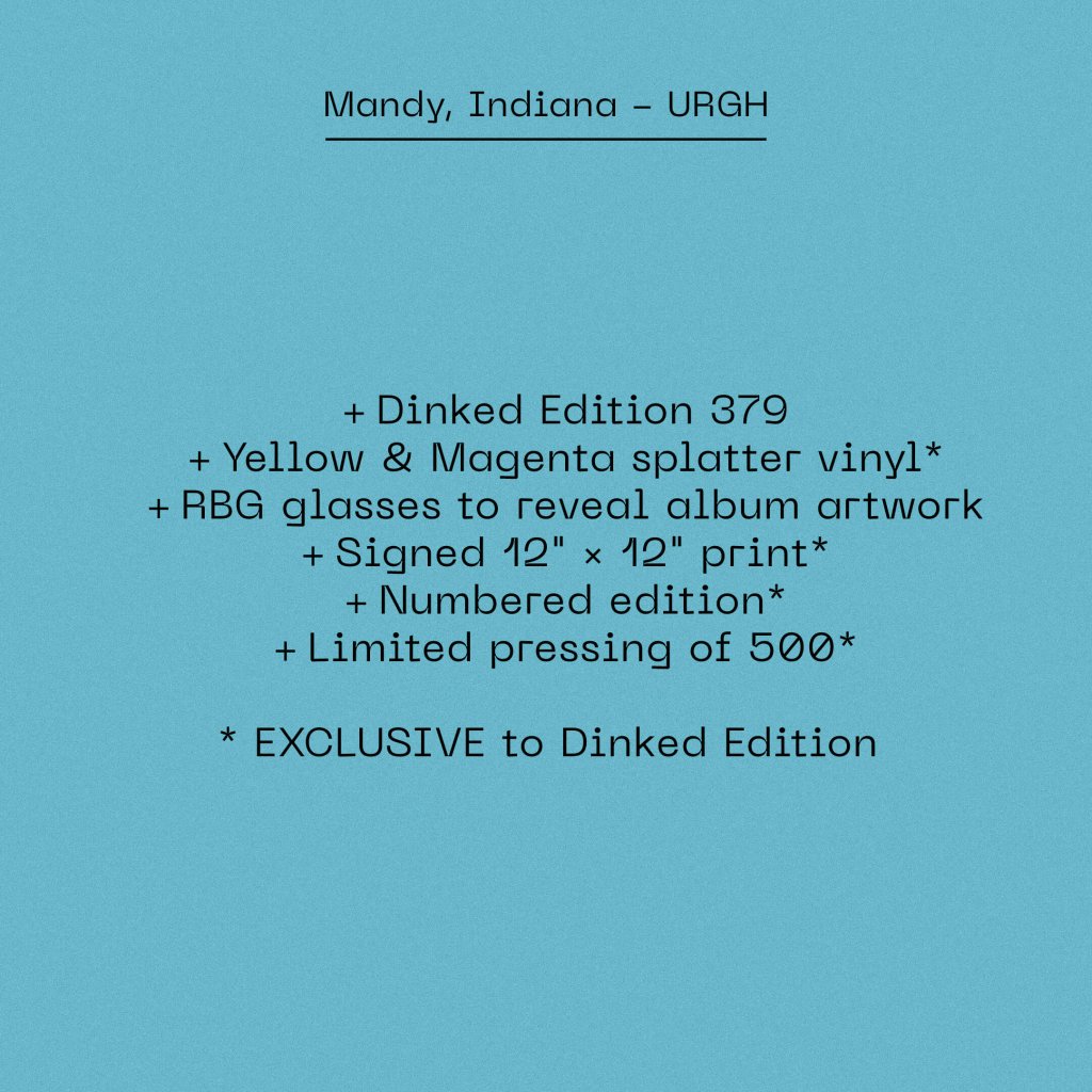 Mandy, Indiana - URGH (Dinked Edition #379) - Lp