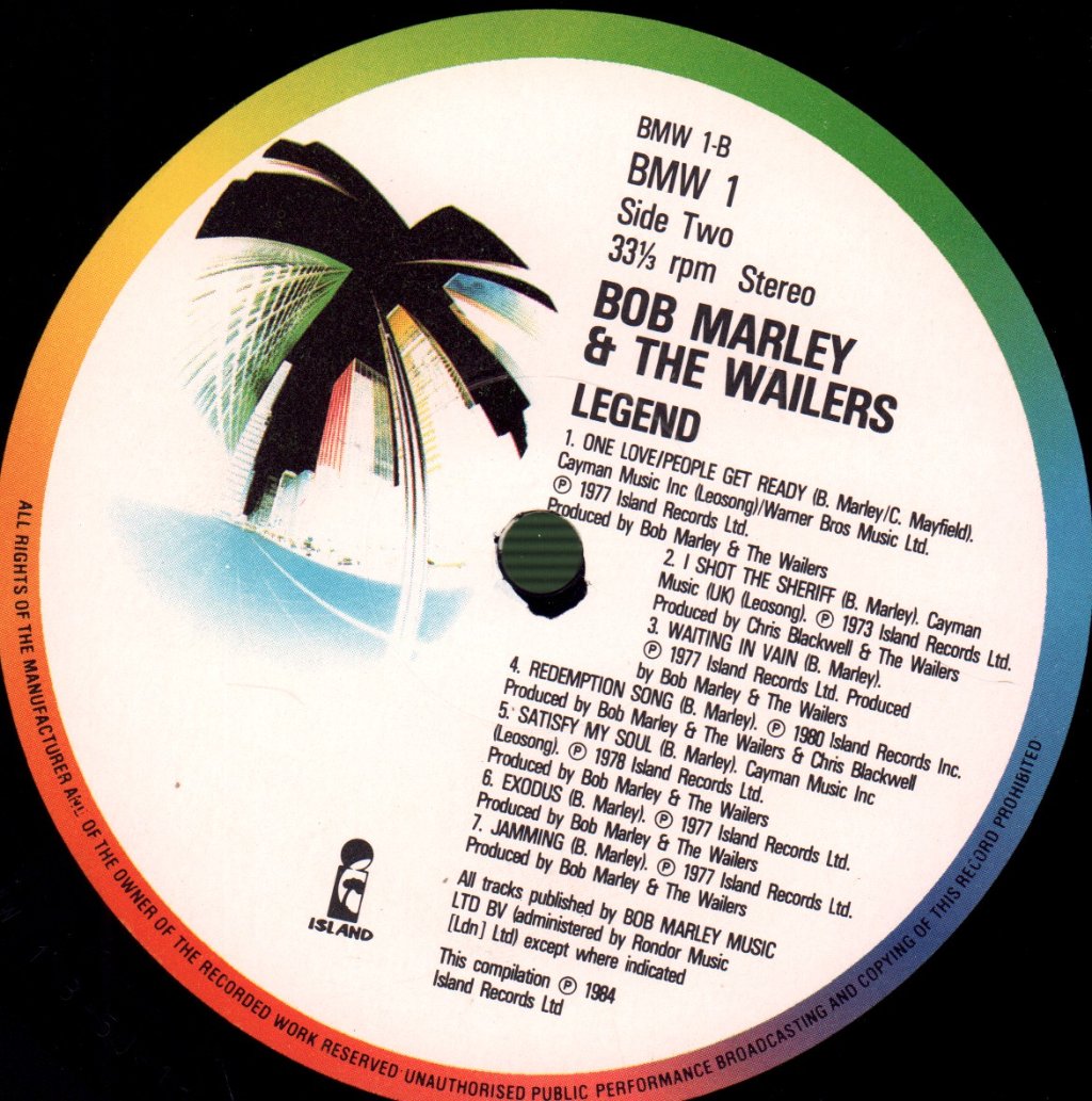 Bob Marley And The Wailers - Legend - Lp