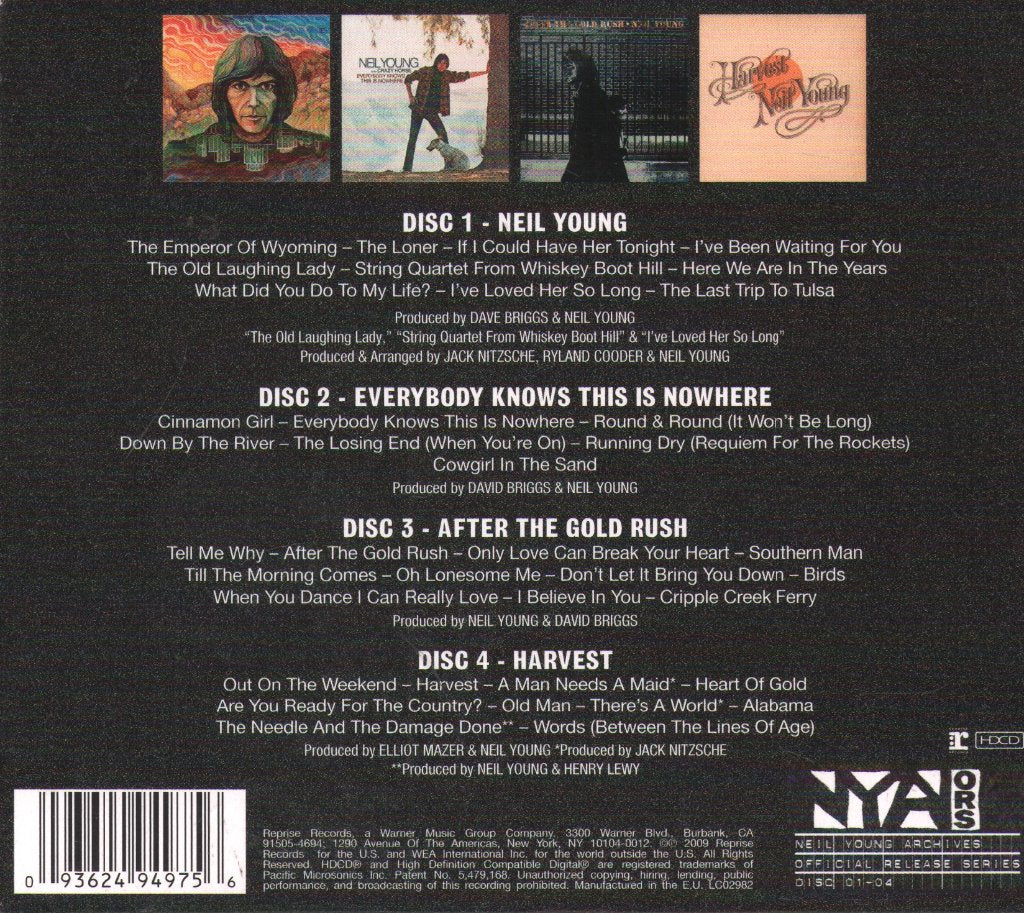 Neil Young - Official Release Series Discs 1-4 - Cd Set