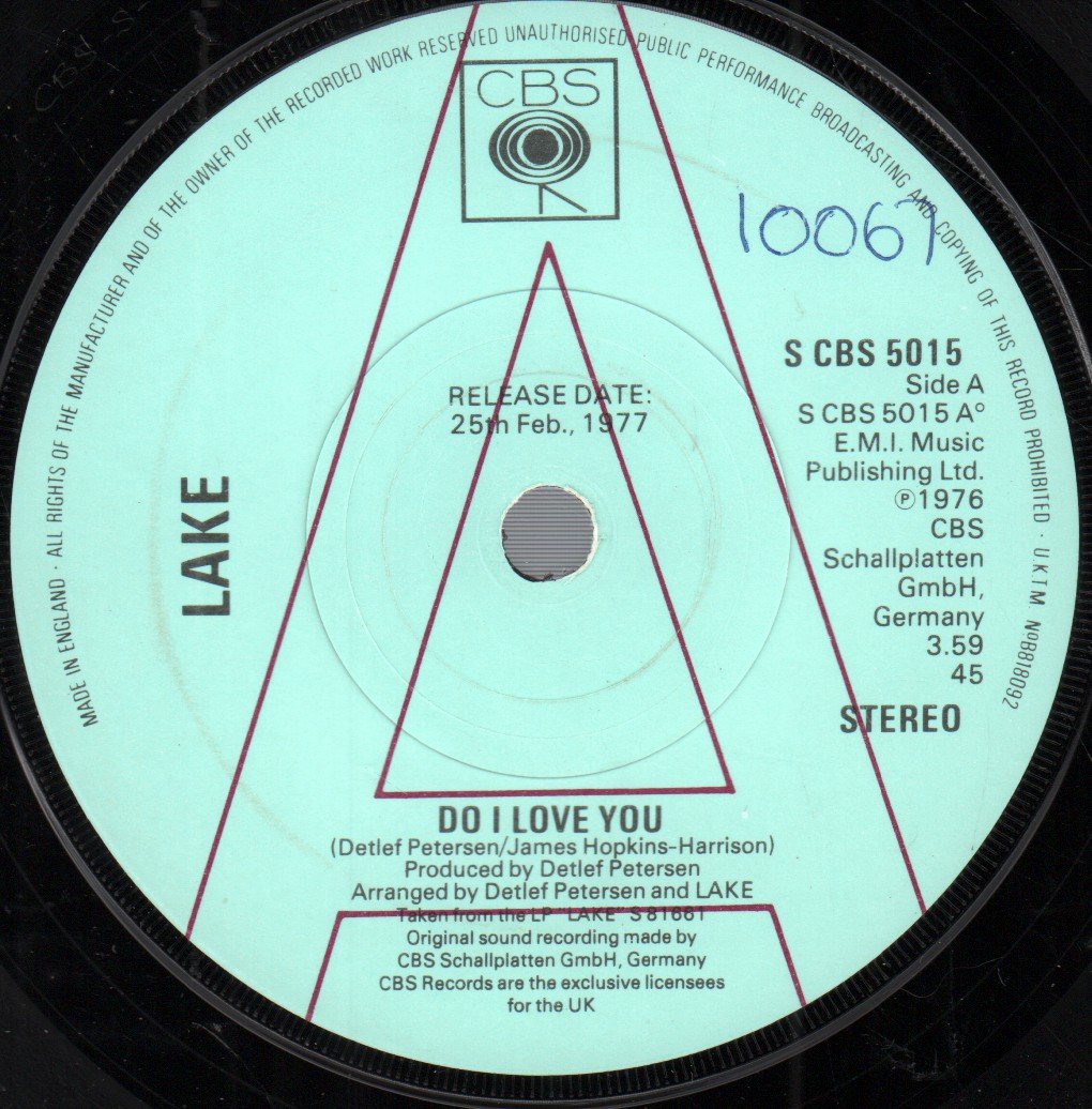 Lake - Do I Love You - 7 Inch