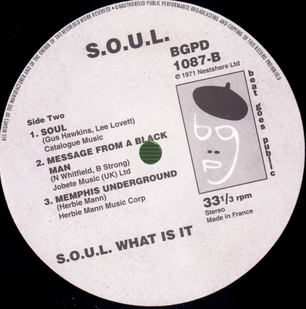 S.O.U.L. - What Is It - Lp