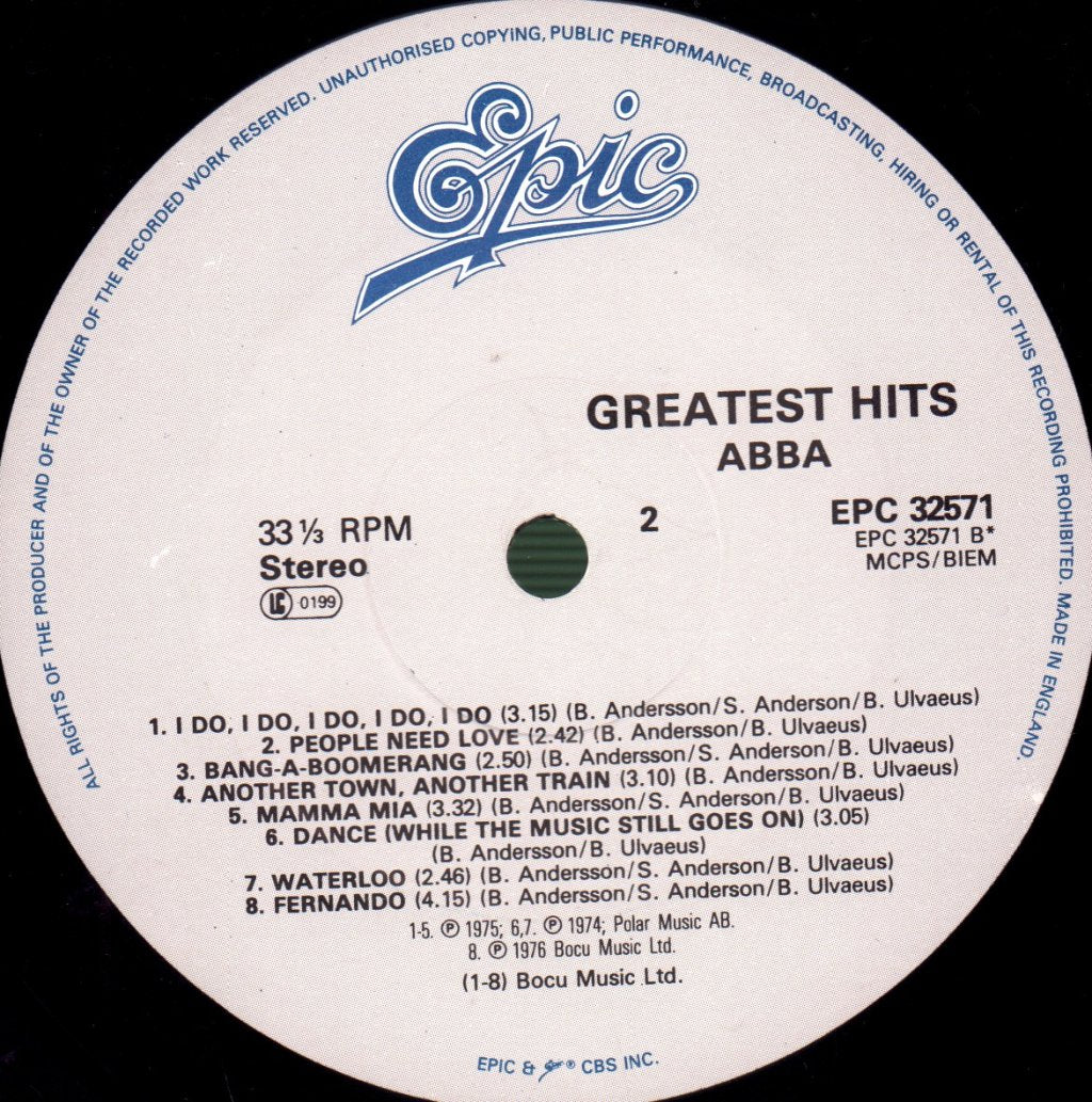 ABBA - Greatest Hits - Lp