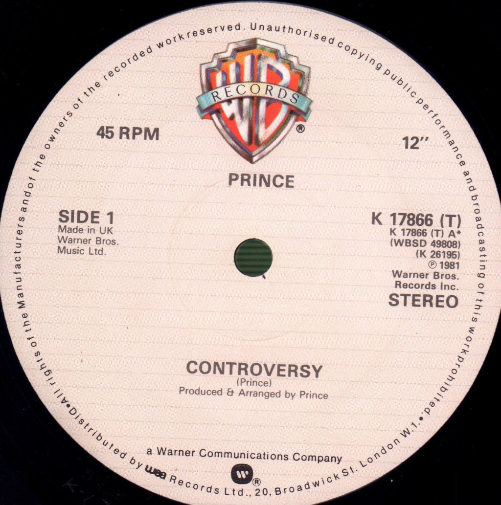 Prince - Controversy - 12 Inch
