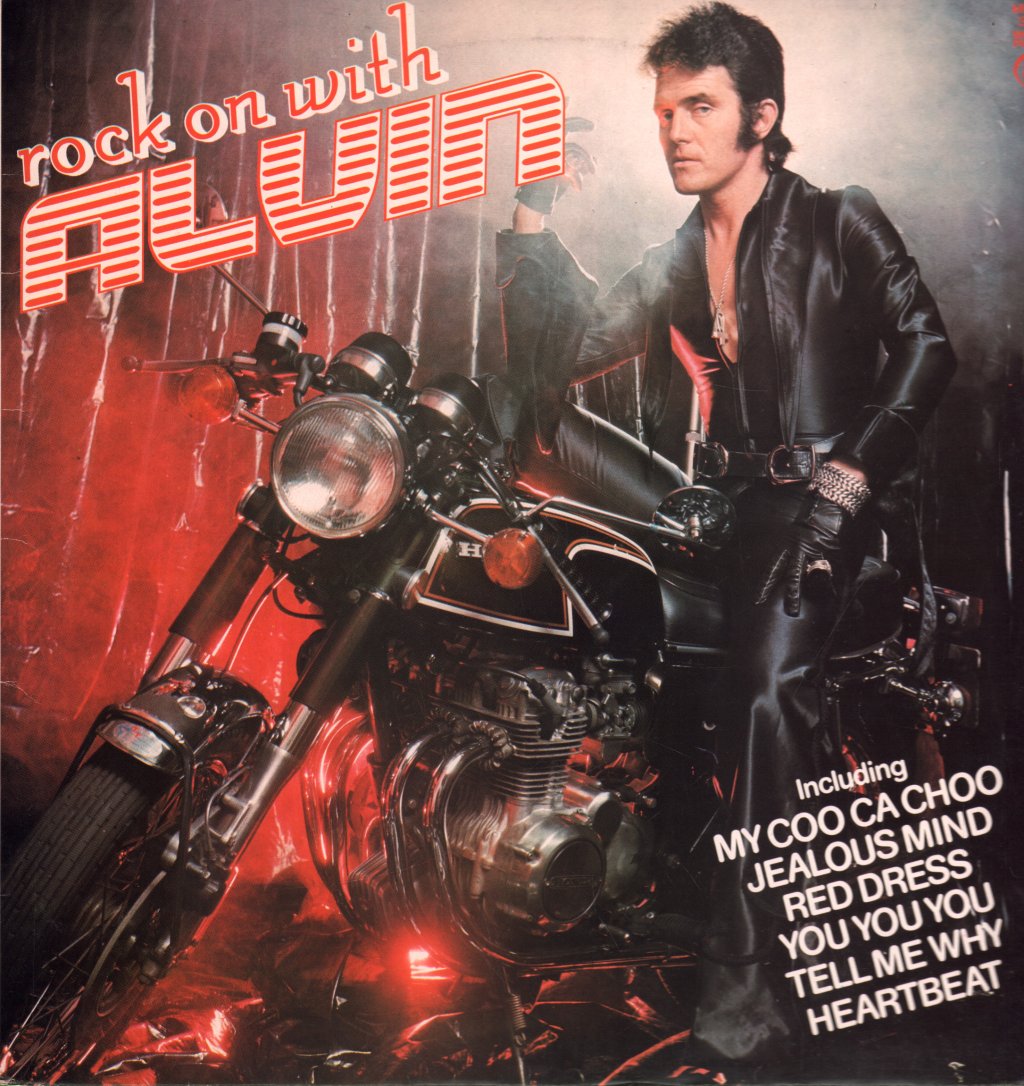 Alvin Stardust - Rock On With Alvin - Lp