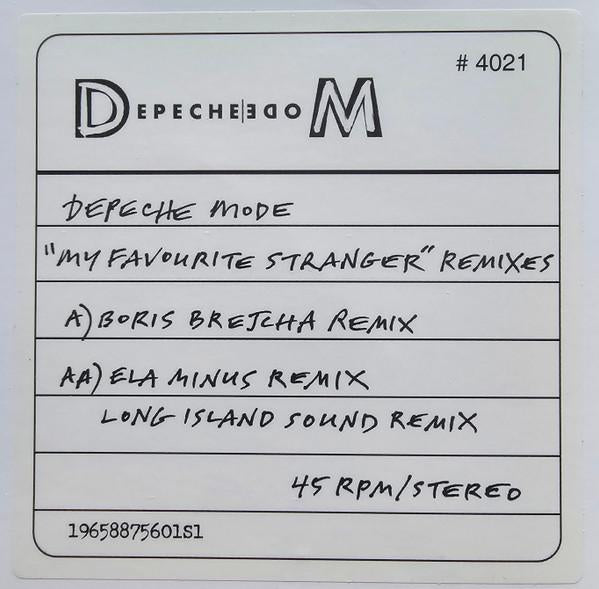 Depeche Mode - My Favourite Stranger Remixes - 12 Inch