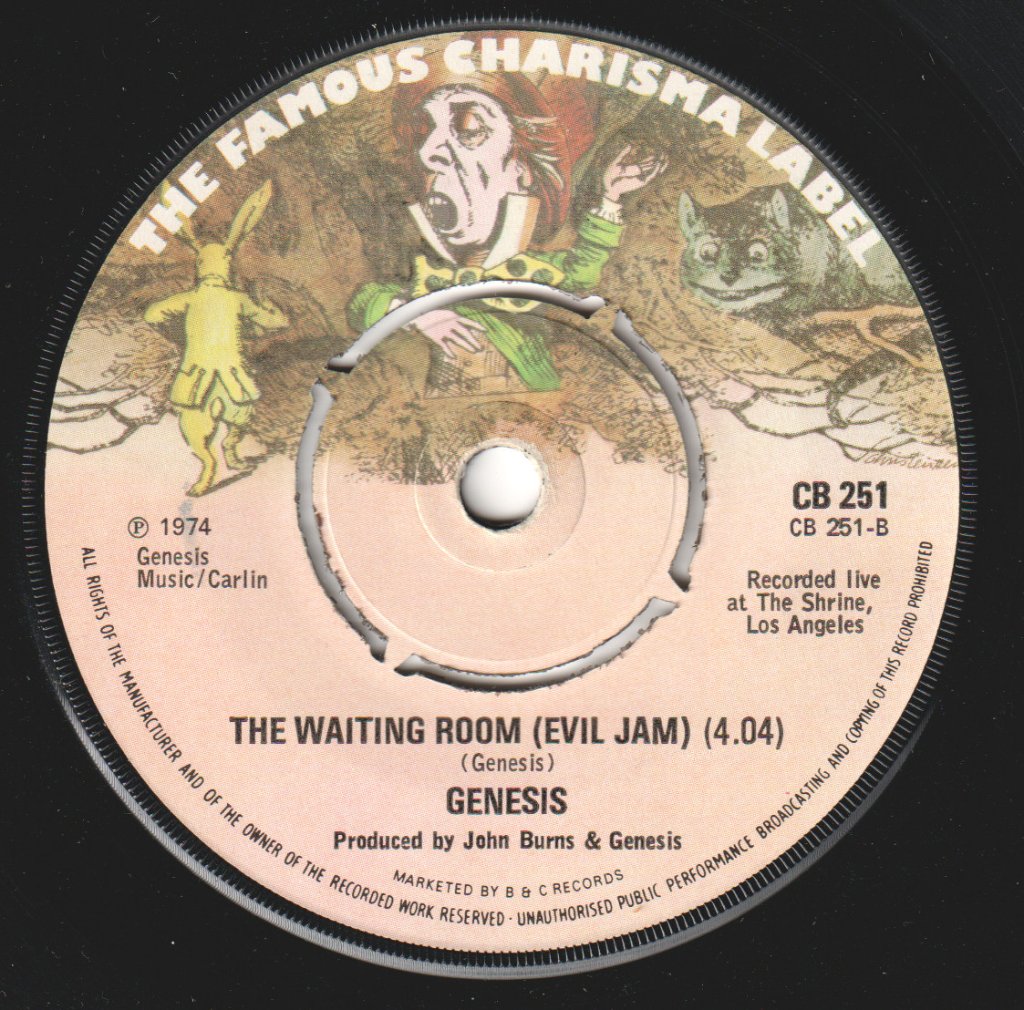 Genesis (Rock/Prog/Pop Group) - Carpet Crawlers - 7 Inch