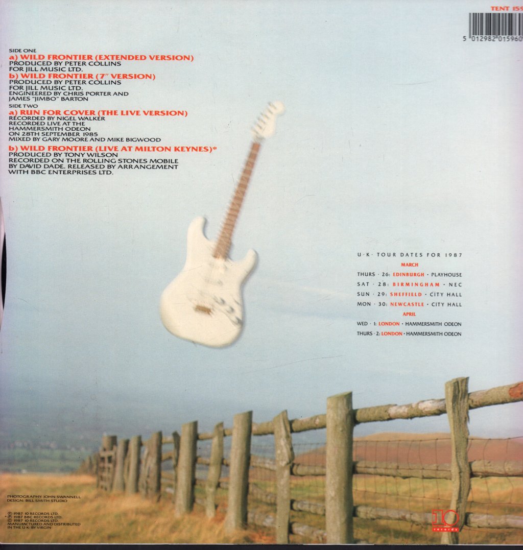 Gary Moore - Wild Frontier - 12 Inch