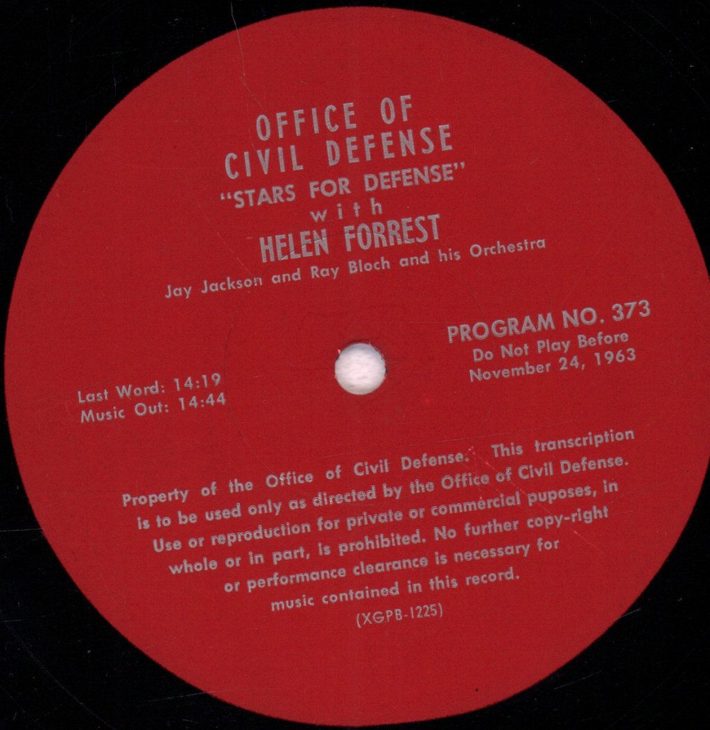 helen forrest / Tommy Leonetti - stars for defense - Lp