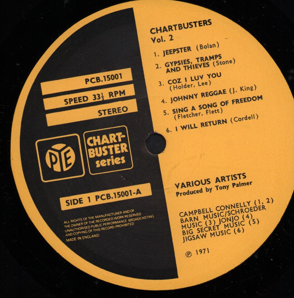 Various Artists - Pye Chart Busters Volume 2 - Lp