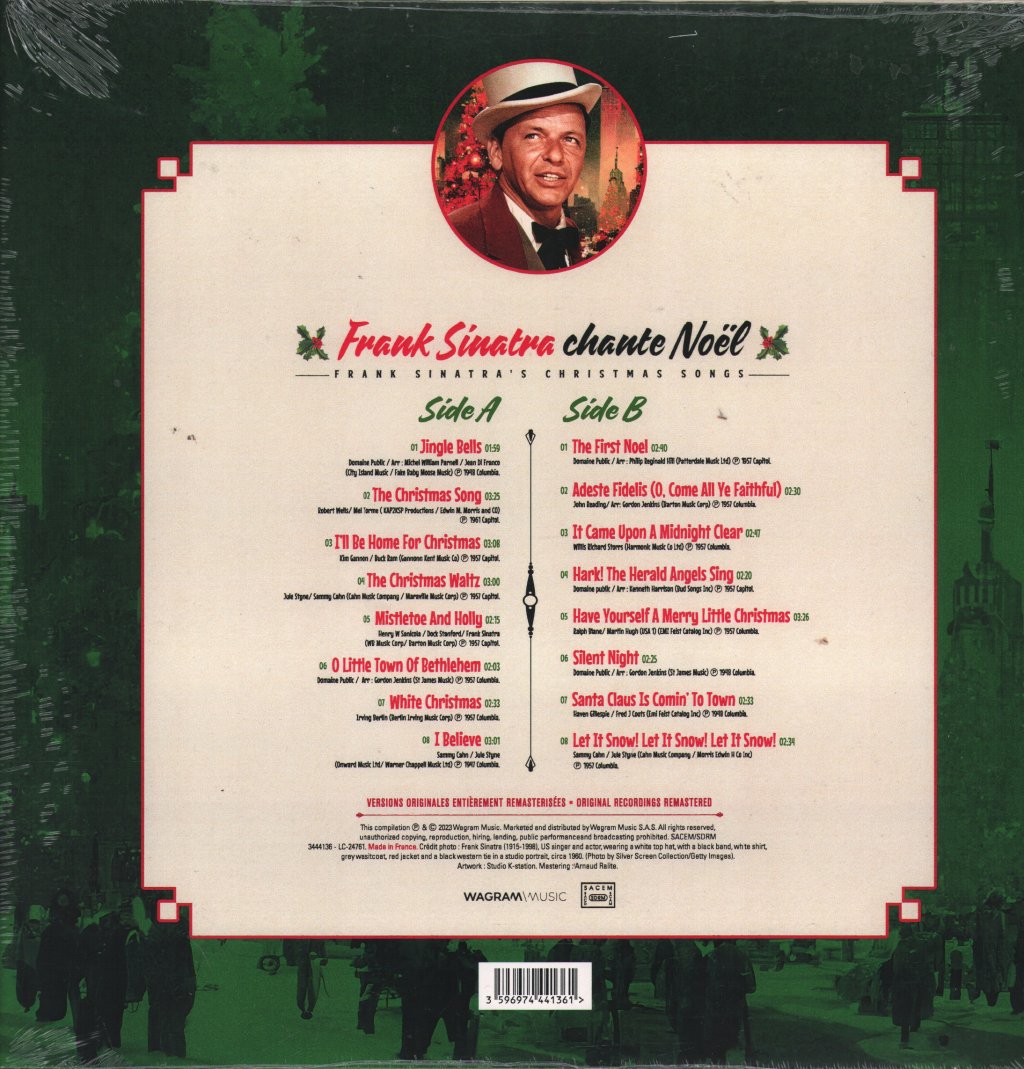 Frank Sinatra - Frank Sinatra Chaute Noel (Frank Sinatra's Christmas Songs) - Lp