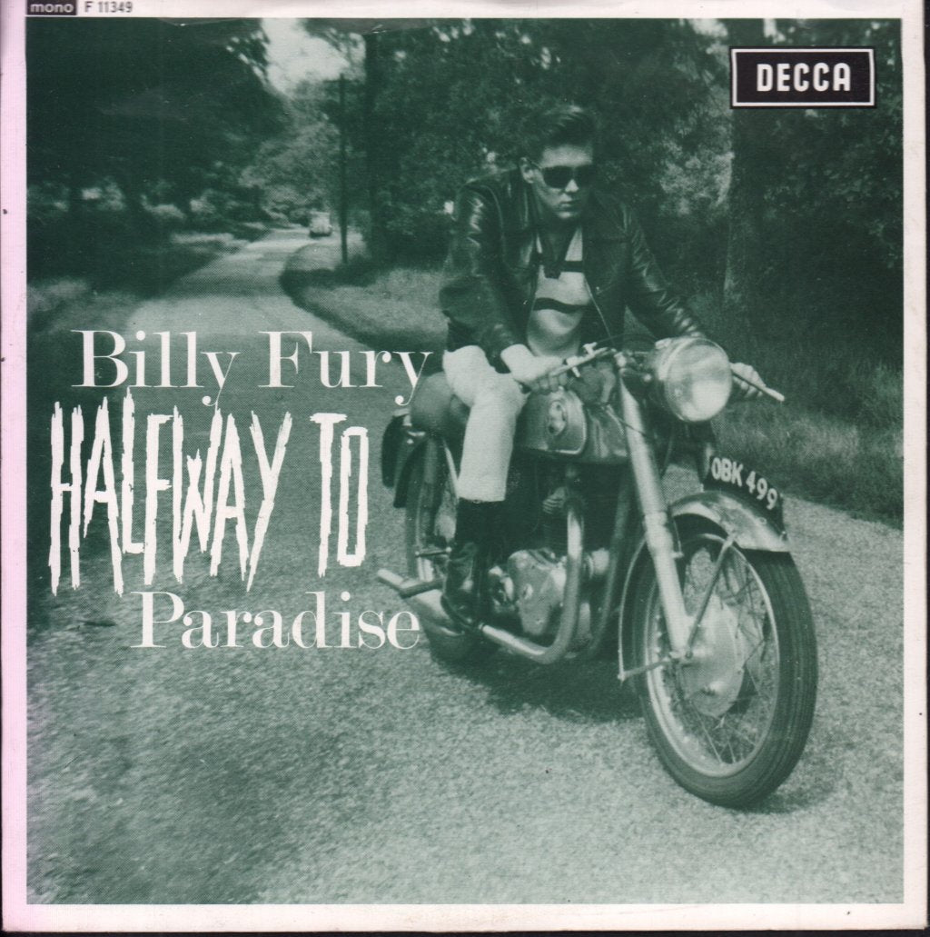 Billy Fury - Halfway To Paradise - 7 Inch