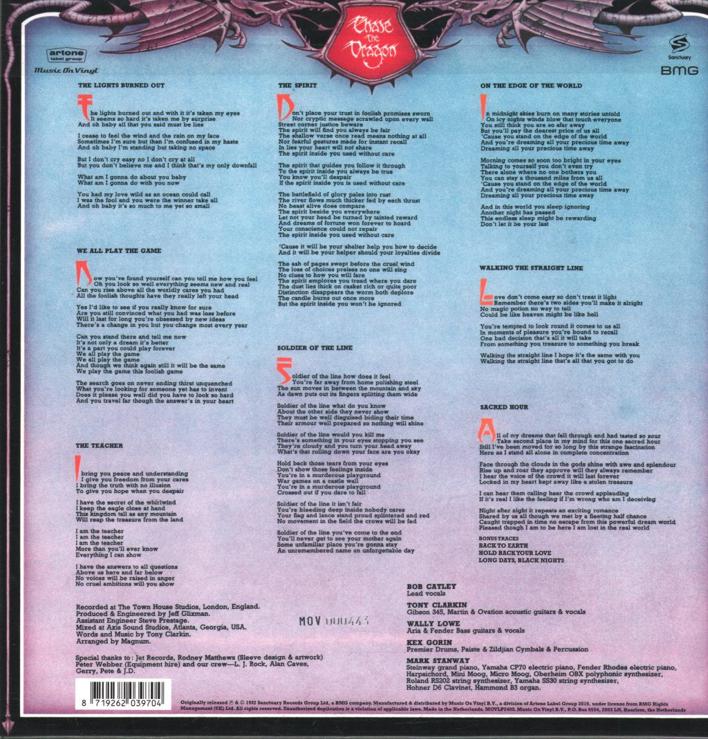 Magnum - Chase The Dragon - Lp