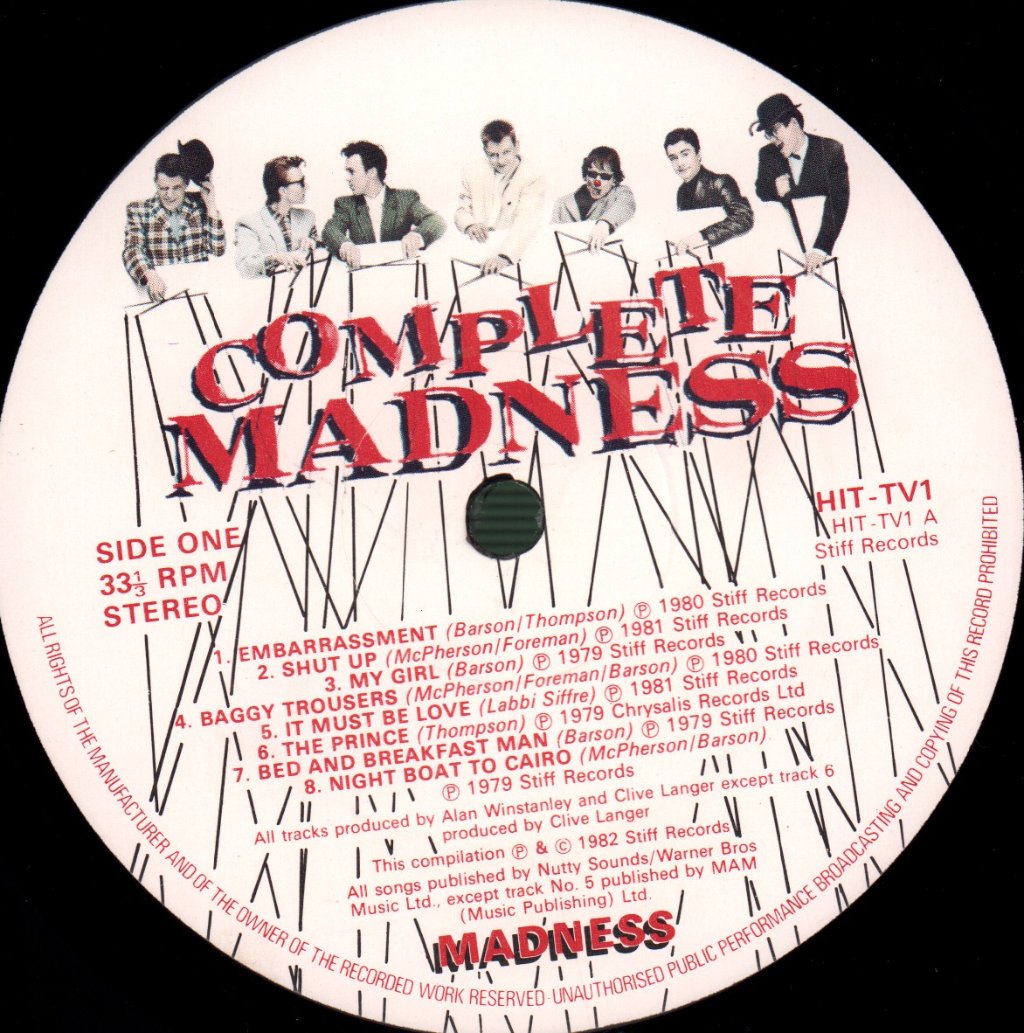 Madness - Complete Madness - Lp