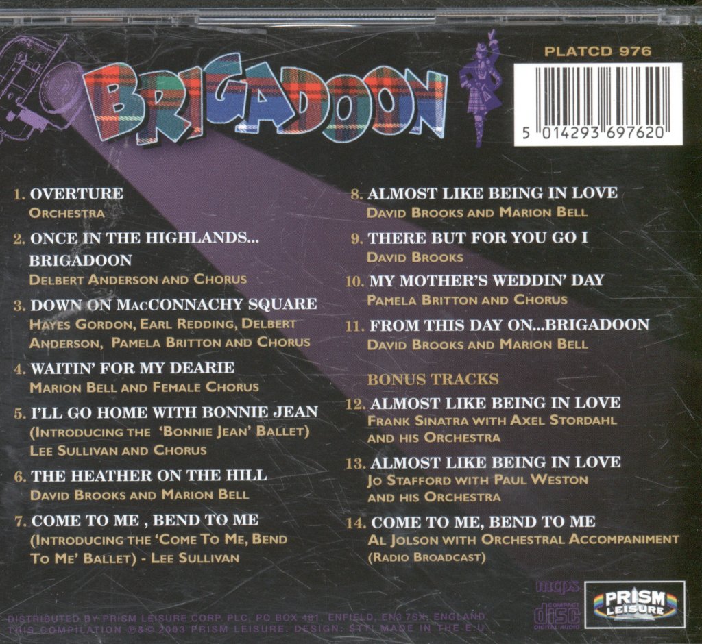 Various Artists - Brigadoon (Musical) - Cd