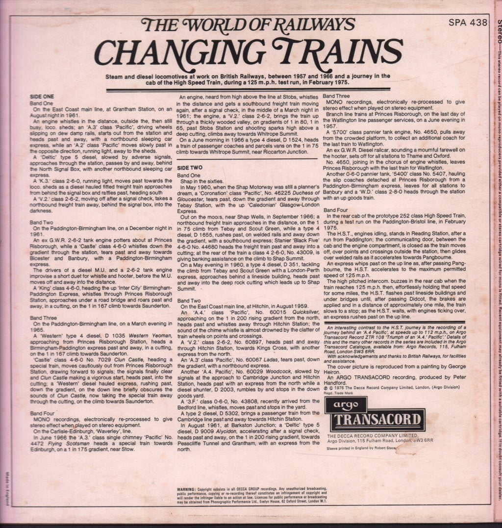 Changing Trains - Changing Trains - Lp