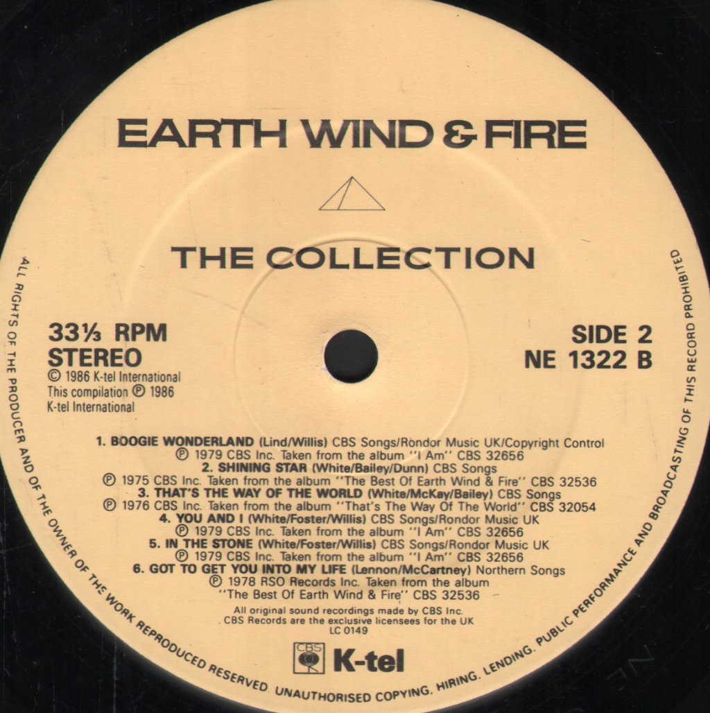 Earth Wind And Fire - Collection - Double Lp