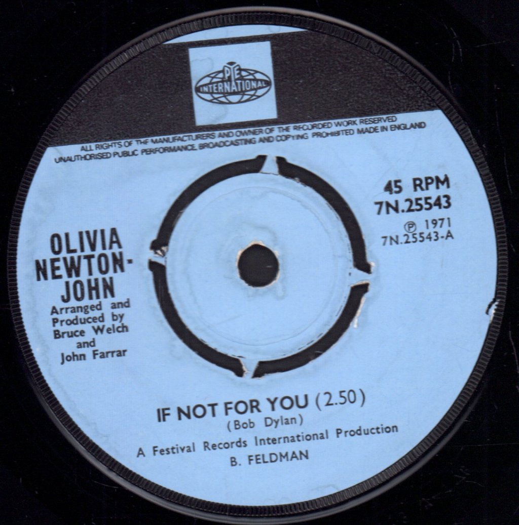 Olivia Newton John - If Not For You - 7 Inch