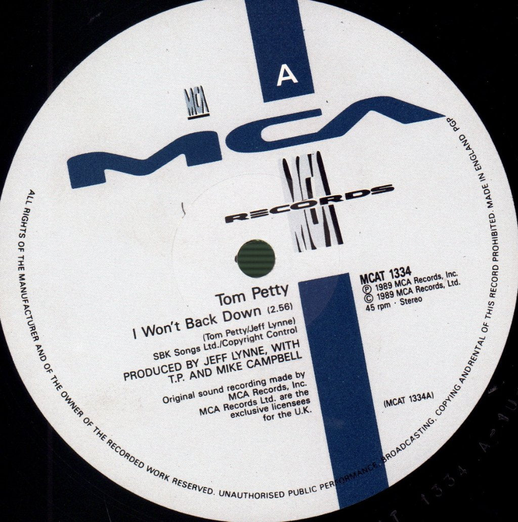 Tom Petty - I Won't Back Down - 12 Inch