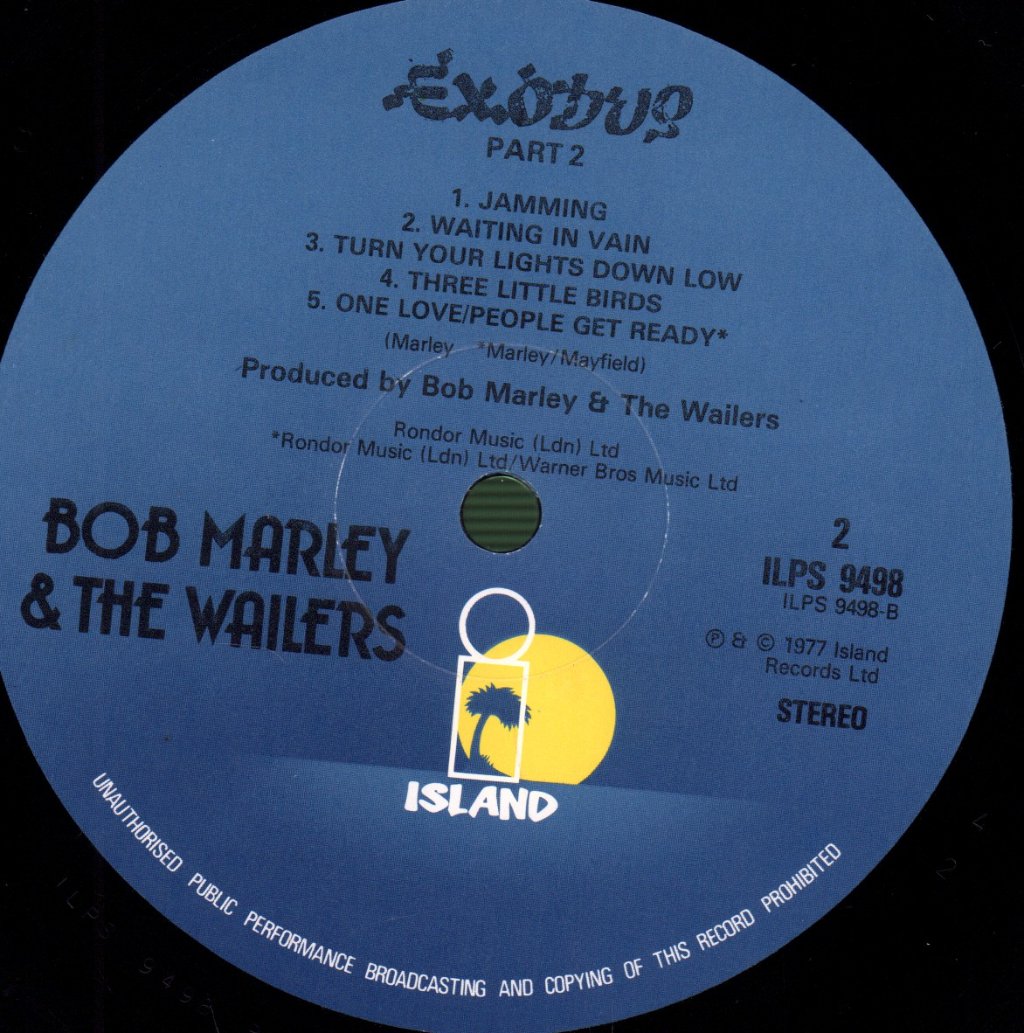 Bob Marley And The Wailers - Exodus - Lp