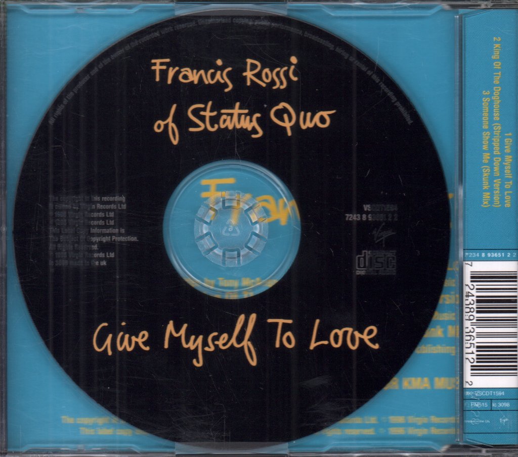 Francis Rossi (status quo) - Give Myself To Love - Cd