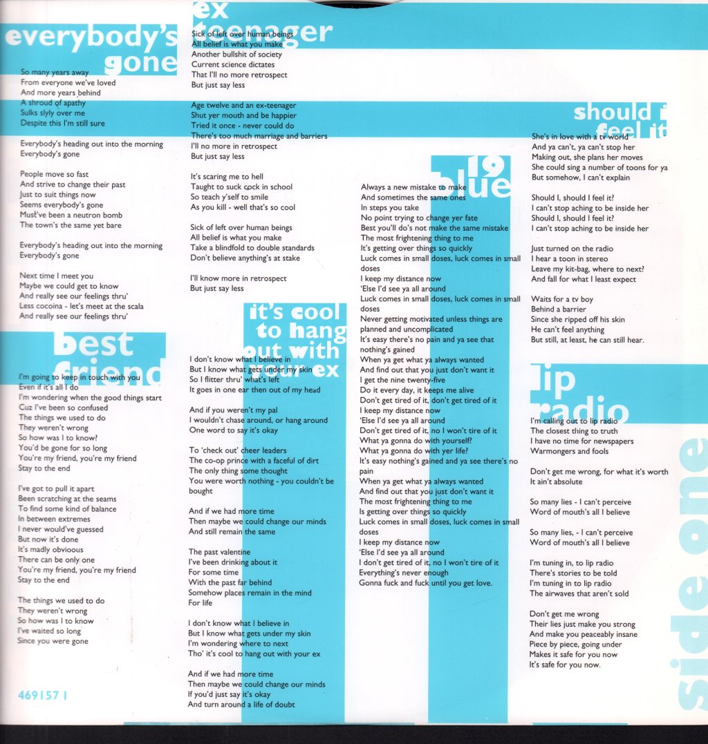 Senseless Things - First Of Too Many - Lp