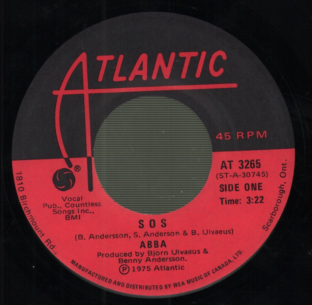 ABBA - SOS - 7 Inch