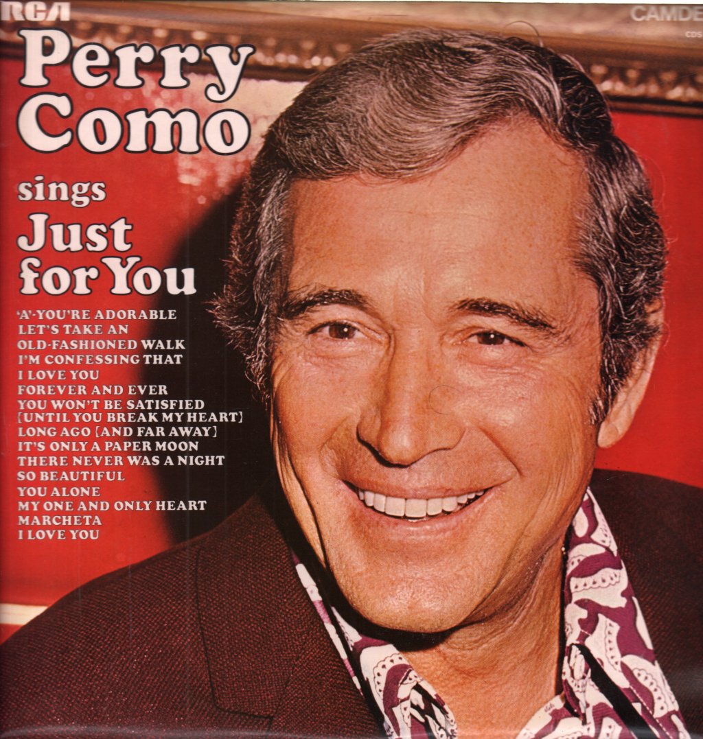 Perry Como - Sings Just For You - Lp