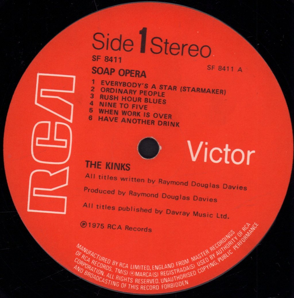 Kinks - Present A Soap Opera - Lp