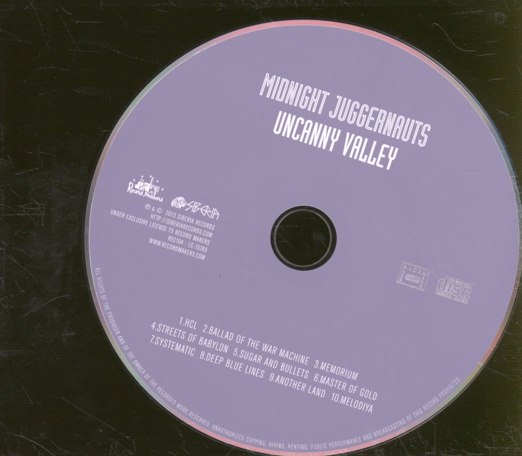 Midnight Juggernauts - Uncanny Valley - Cd