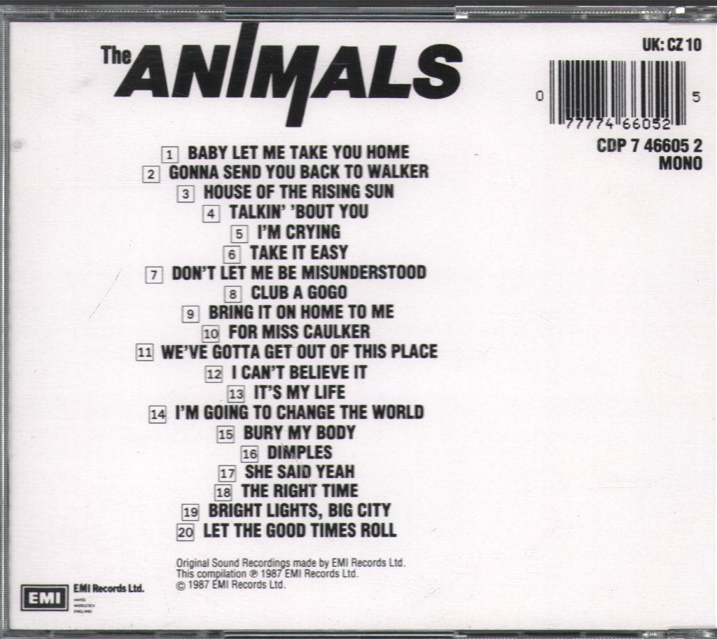 Animals - Singles Plus - Cd