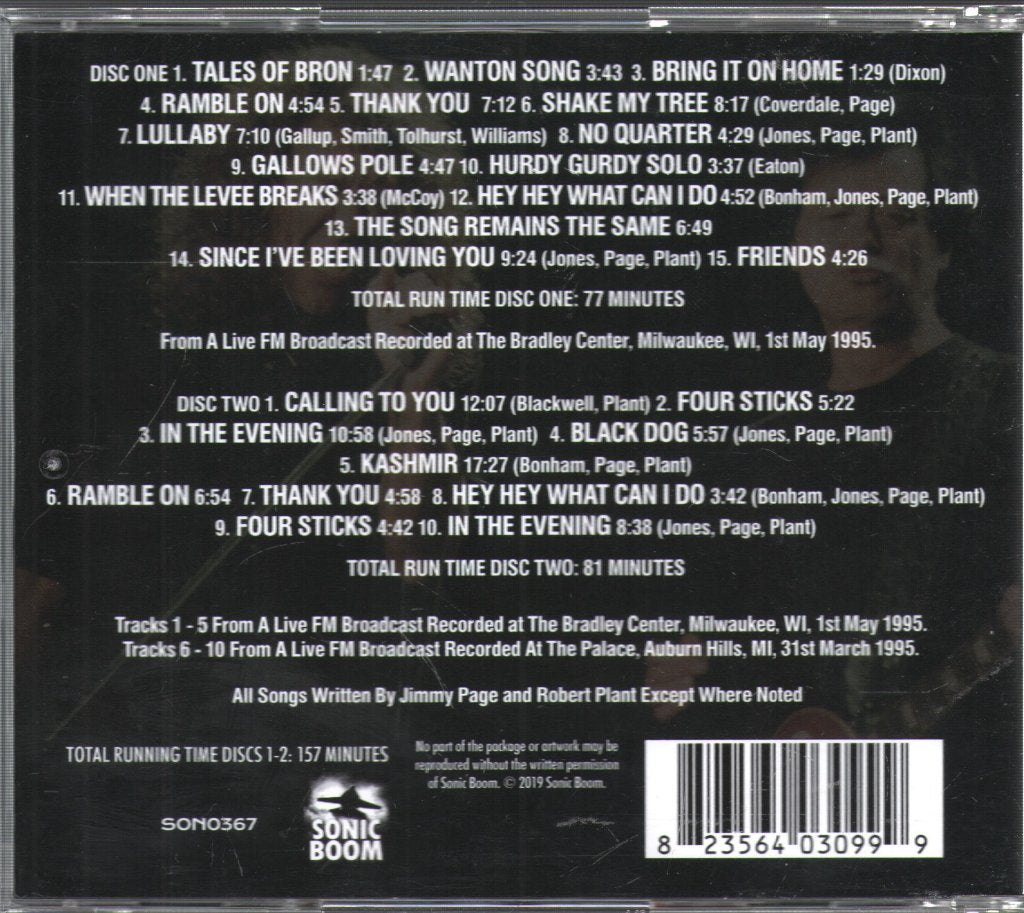 Jimmy Page & Robert Plant - What Made Milwaukee Famous - Double Cd