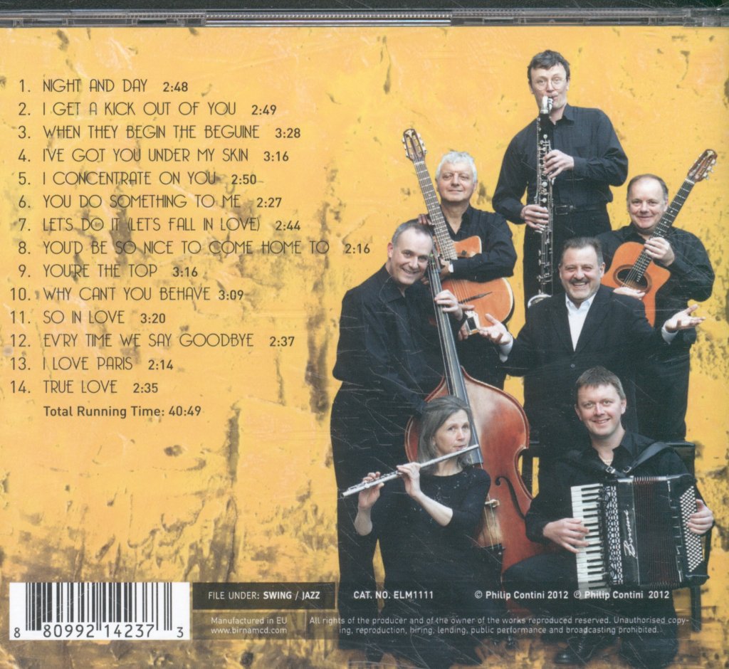 Philip Contini - Sings Cole Porter - Cd