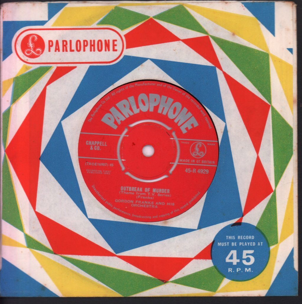 Gordon Franks And His Orchestra - Outbreak Of Murder - 7 Inch