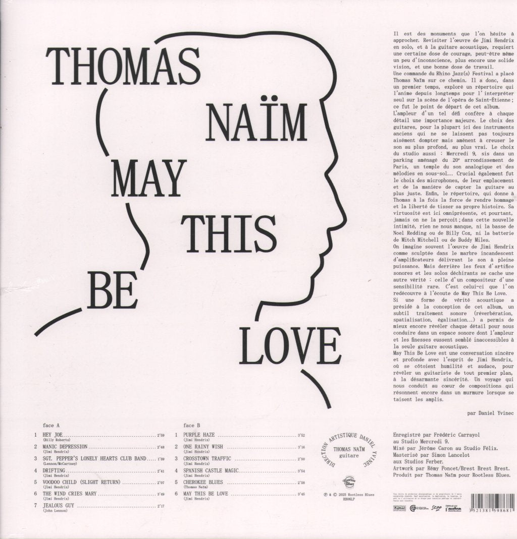 Thomas Naïm - May This Be Love - Lp