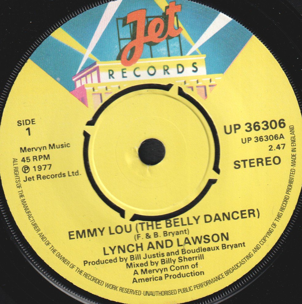 Lynch And Lawson - Emmy Lou The Belly Dancer - 7 Inch