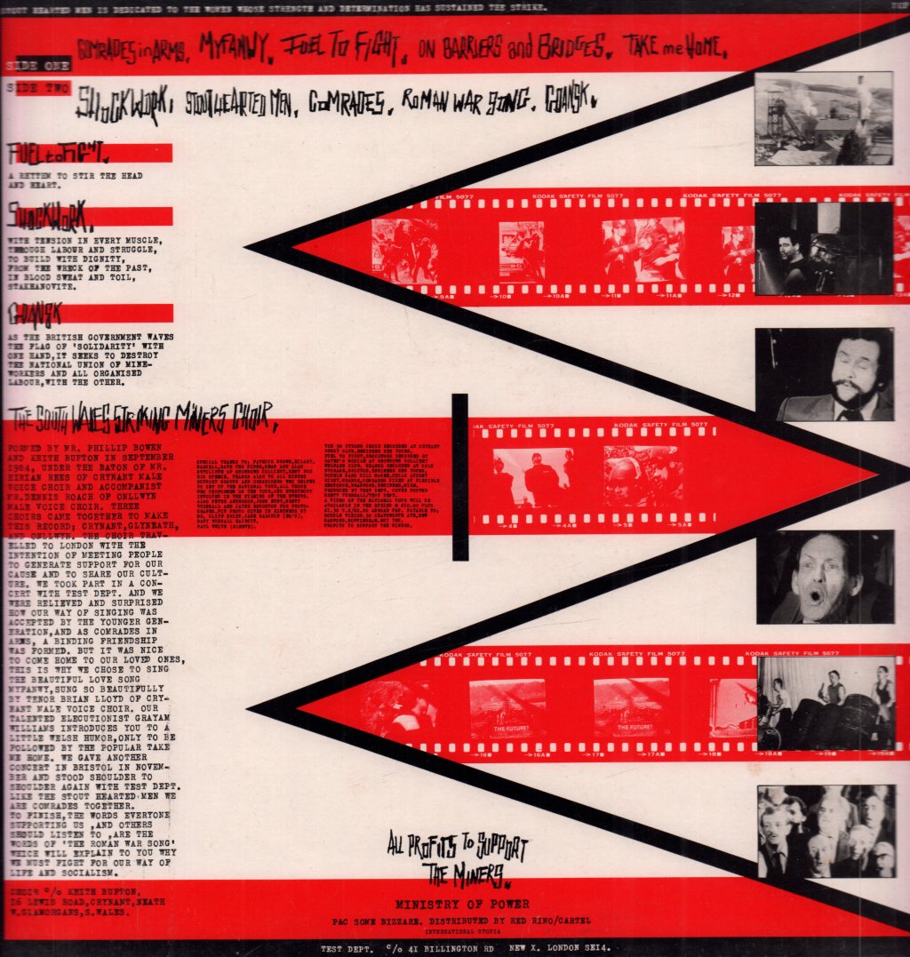 Test Dept - Shoulder To Shoulder - Lp