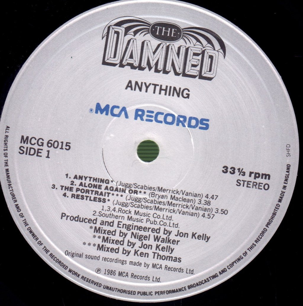 Damned - Anything - Lp