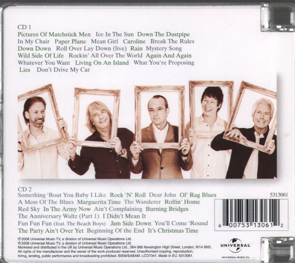 Status Quo - Pictures: 40 Years Of Hits - Double Cd