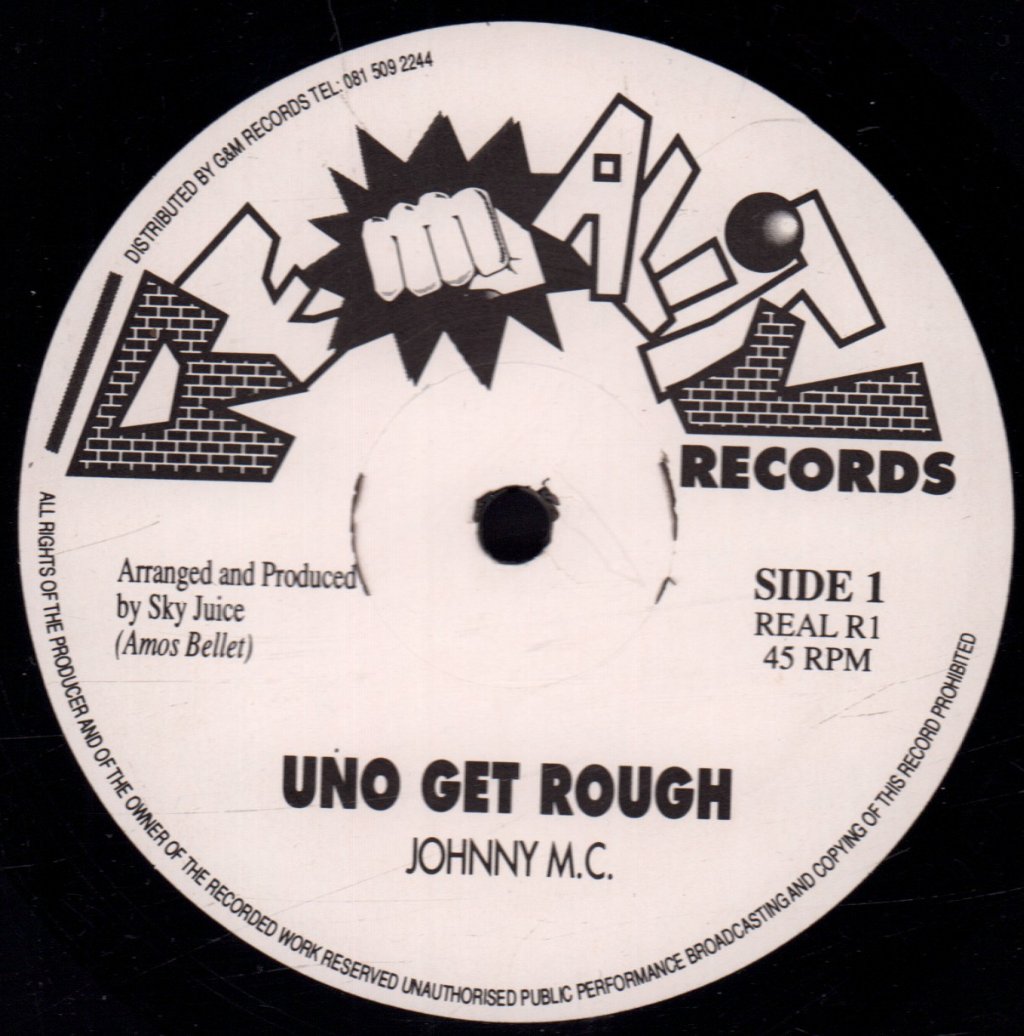 Johnny M.C. / Huggy .G. Jam - Uno Get Rough / It's Going Off - 12 Inch