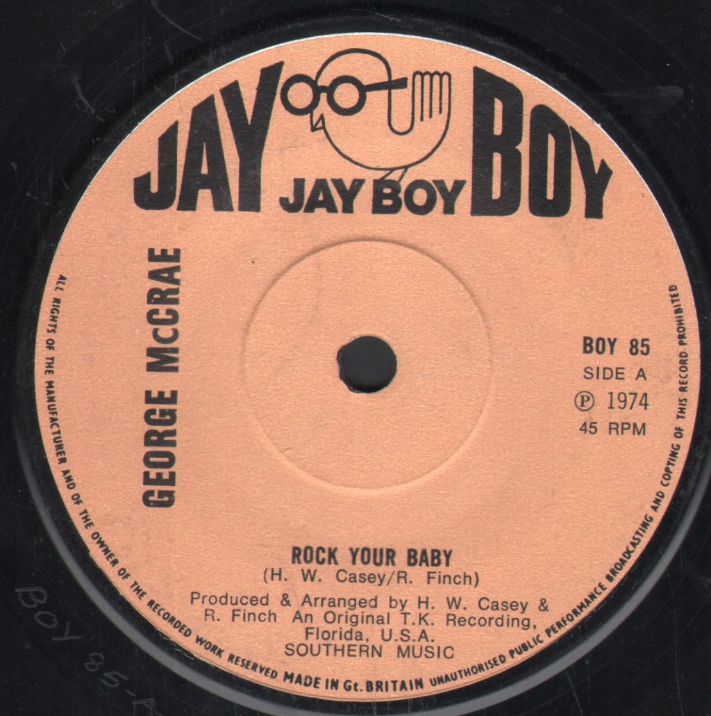 George McCrae - Rock Your Baby - 7 Inch