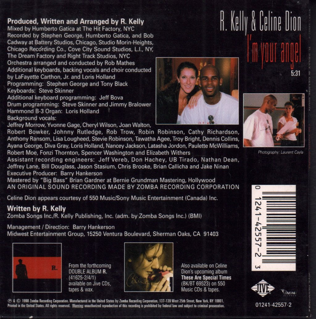 R Kelly And Celine Dion - I'm Your Angel - Cd