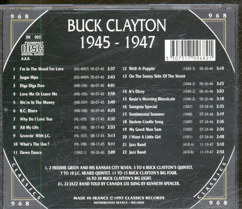 Buck Clayton - 1945-1947 - Cd