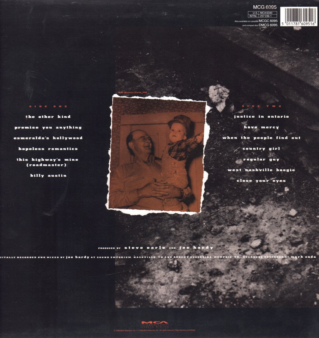 Steve Earle And The Dukes - Hard Way - Lp